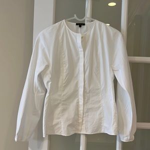 Massimo Dutti white cotton shirt
